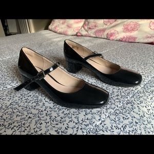 Clark’s patent mary janes